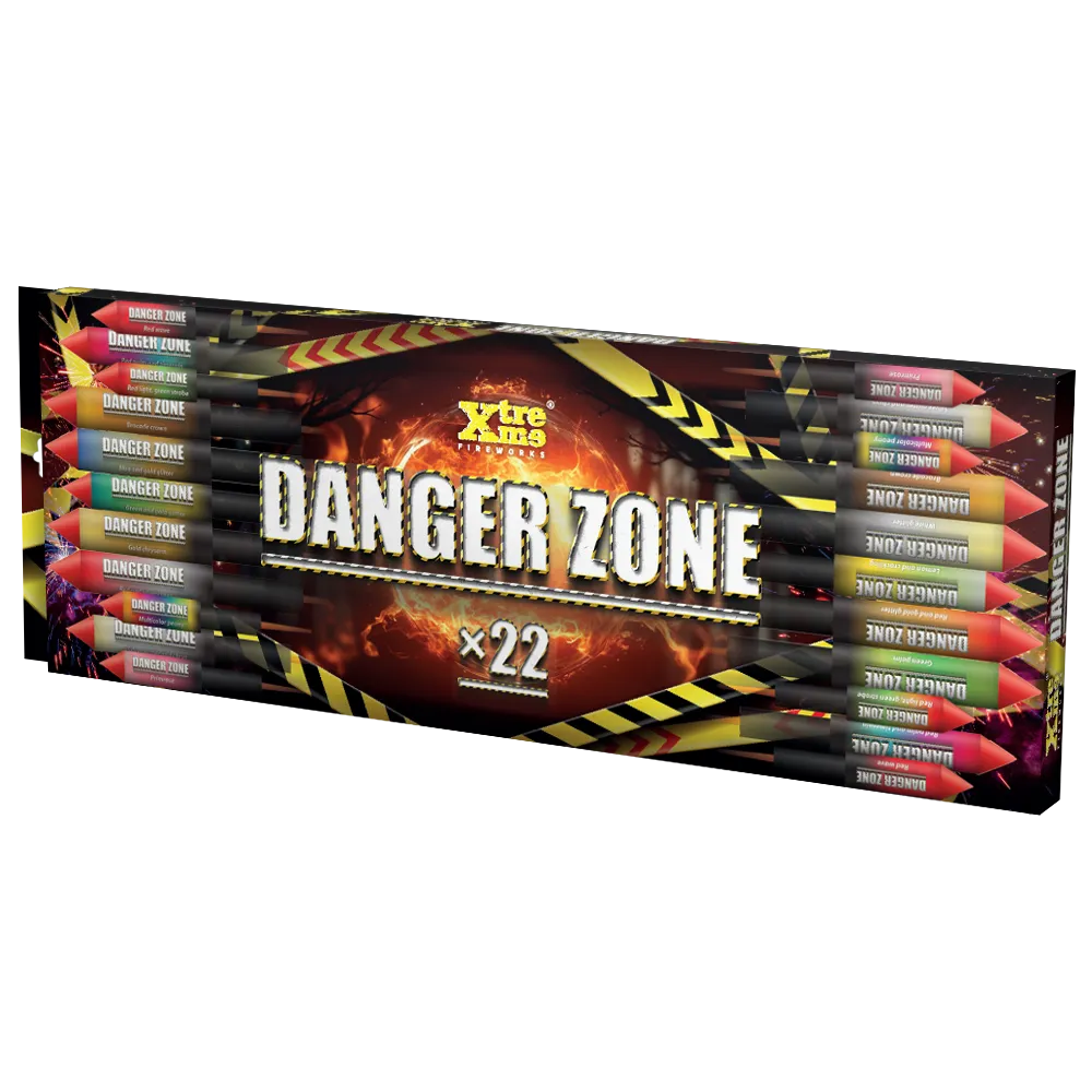 Danger Zone Raketen 22 Stück