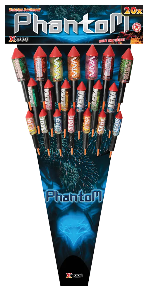 Phantom Raketenset 20 Stück