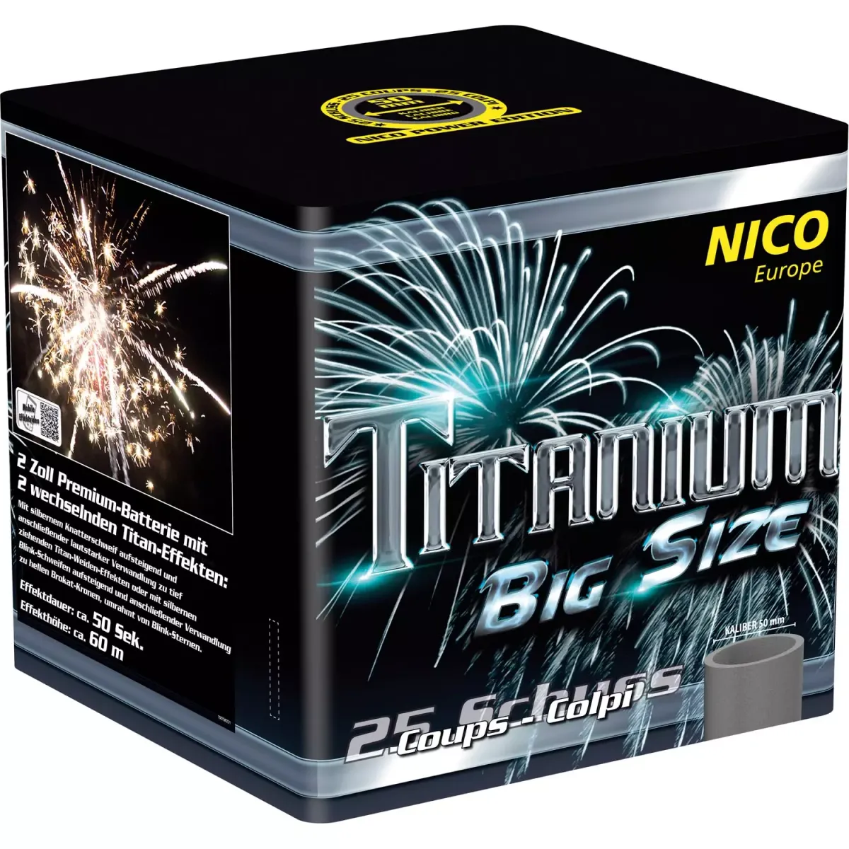 Titanium Big Size, 25 Schuss