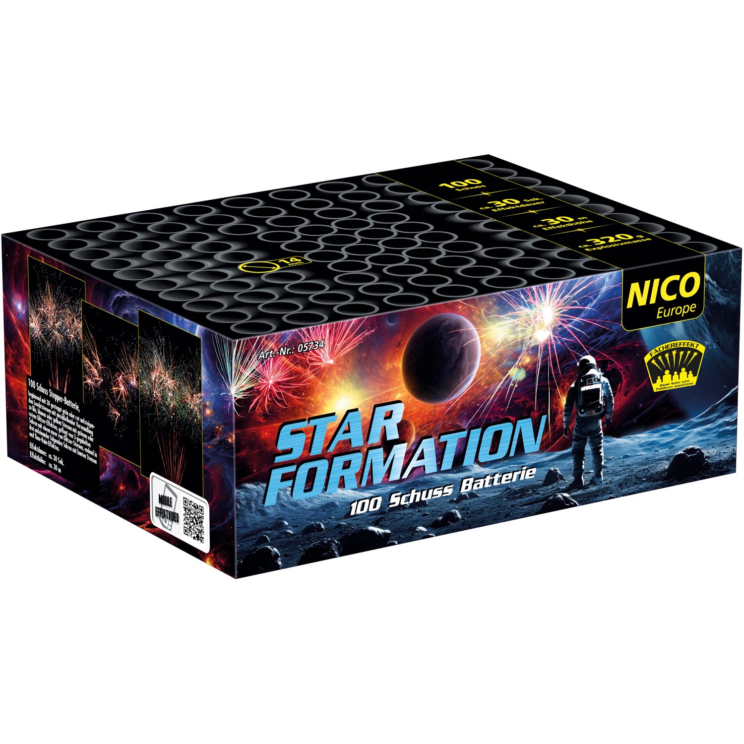 Star Formation 100 Schuss