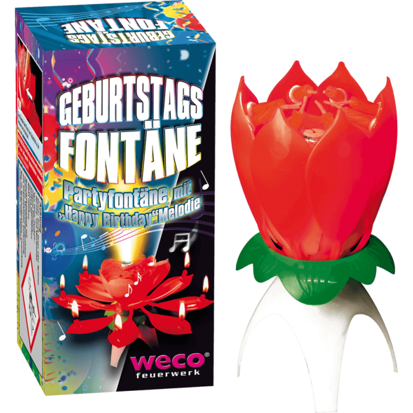 Geburtstagsfontäne